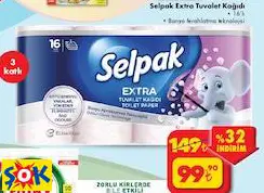 SELPAK EXTRA TUVALET KAĞIDI • 16’LI SELPAK EXTRA TUVALET KAĞIDI • 16’LI